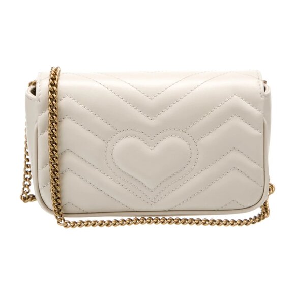 Authentic Gucci Marmont Matellase Quilted Leather Super Mini Bag - Picture 3 of 4